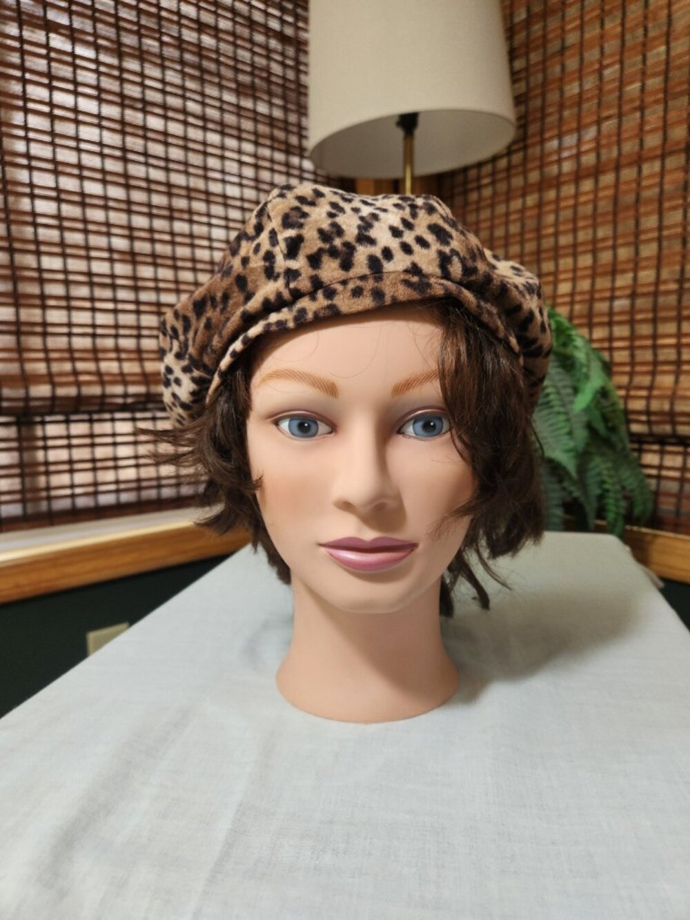 Leopard Print Beret